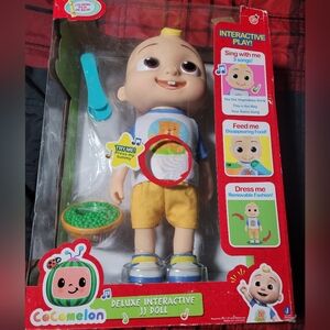 Deluxe Interactive Cocomelon Doll - Yellow and Blue